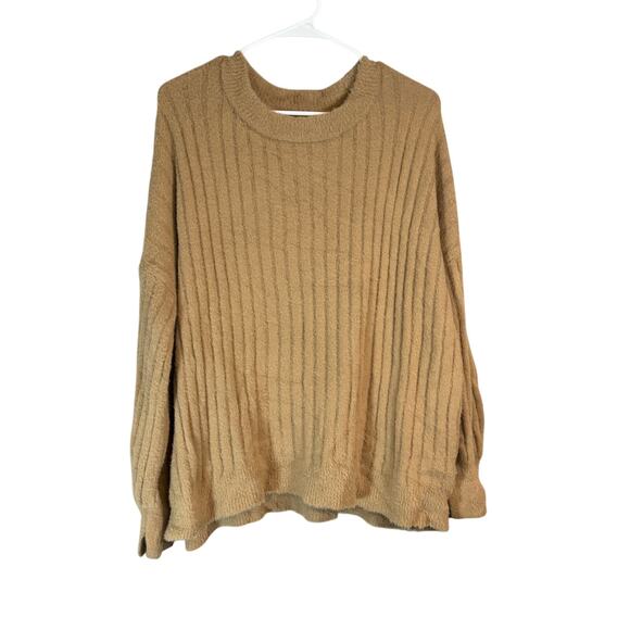 Aerie Ribbed Crew Neck Oversized Sweater Size M - Picture 1 of 4